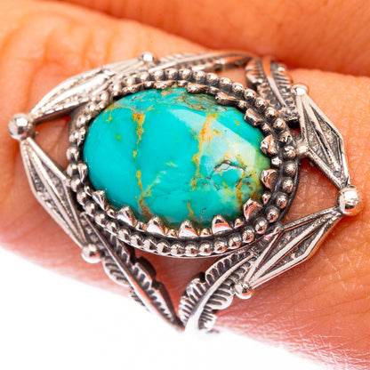 Chrysocolla 925 Sterling Silver Ring Size 9.25 (925 Sterling Silver) RING140281