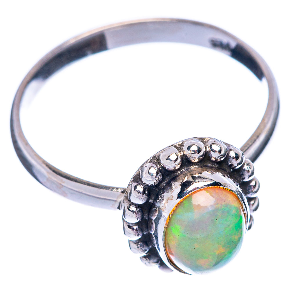 Rare Natural Ethiopian Opal Ring Size 7 (925 Sterling Silver) R145600