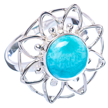 Asc Premium Larimar Ring Size 6.75 (925 Sterling Silver) R3443