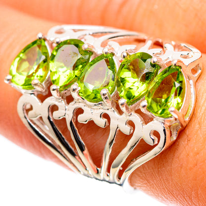 Peridot Ring Size 7.5 (925 Sterling Silver) RING138849