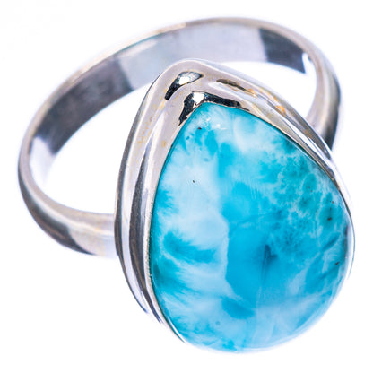Larimar Ring Size 7.5 (925 Sterling Silver) R2287
