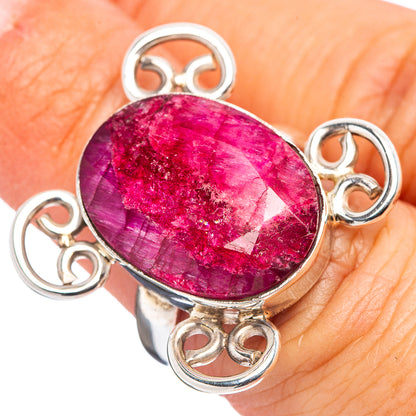 Red Sillimanite Ring Size 5.5 (.925 Sterling Silver)