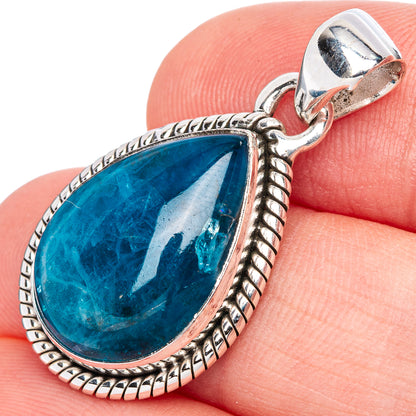 Apatite Pendant 1 1/4" (925 Sterling Silver) P41616