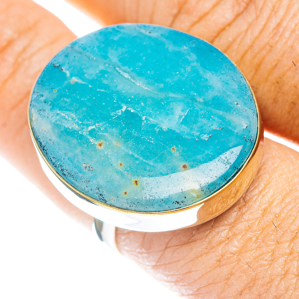 Peruvian Opal Ring Size 9 (German Silver)
