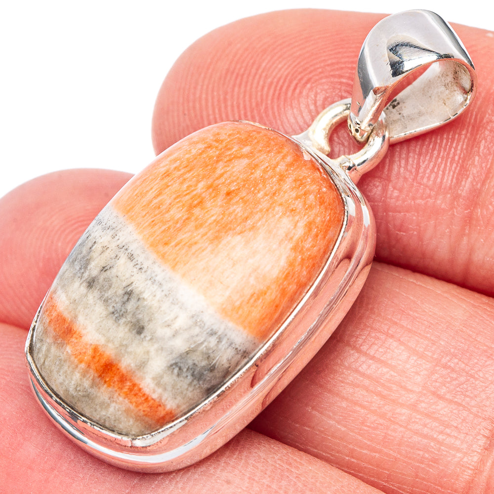 Celestobarite Pendant 1 1/4" (925 Sterling Silver) P40991