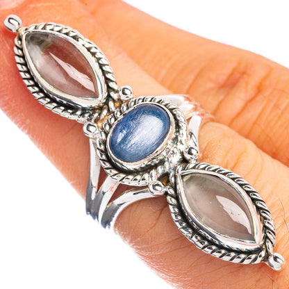 Large Kyanite, Aquamarine Ring Size 6 (925 Sterling Silver) R144331