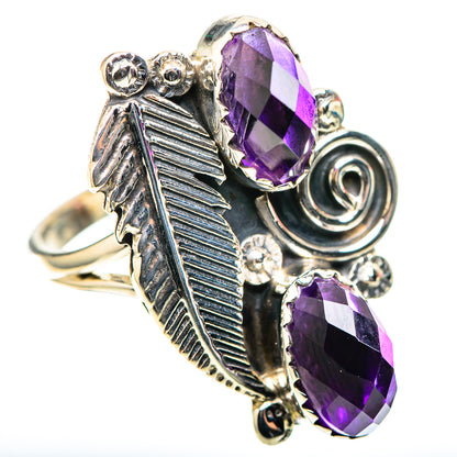 Faceted Amethyst Ring Size 9.75 (925 Sterling Silver) RING138415