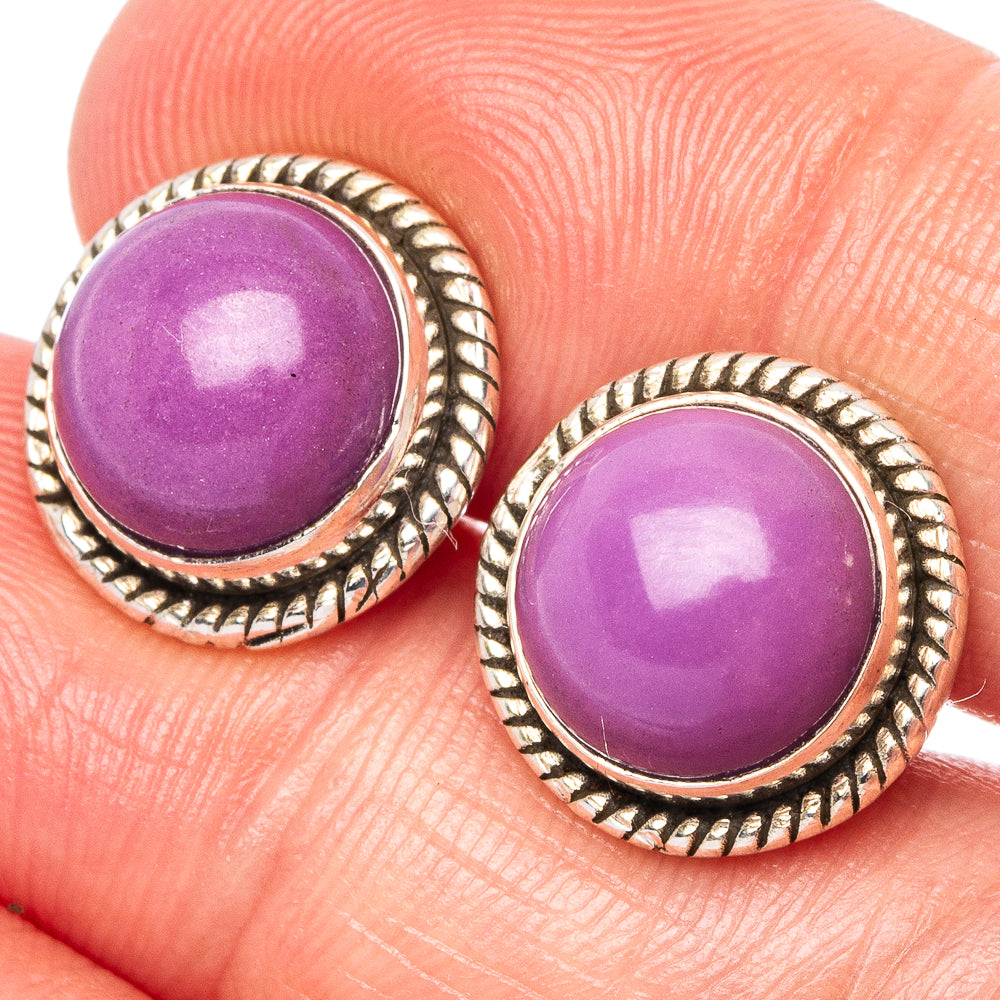 Phosphosiderite Earrings 1/2" (925 Sterling Silver) E1536