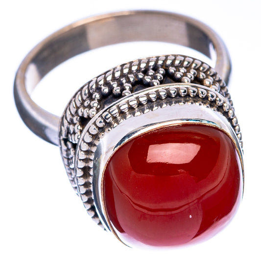 Red Onyx Ring Size 6 (925 Sterling Silver) R144587