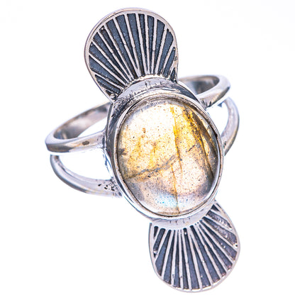 Labradorite Ring Size 6.75 (925 Sterling Silver) R1198