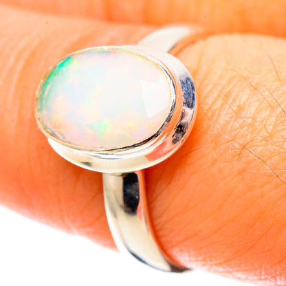 Natural Ethiopian Opal Ring Size 8 (925 Sterling Silver) RING137812