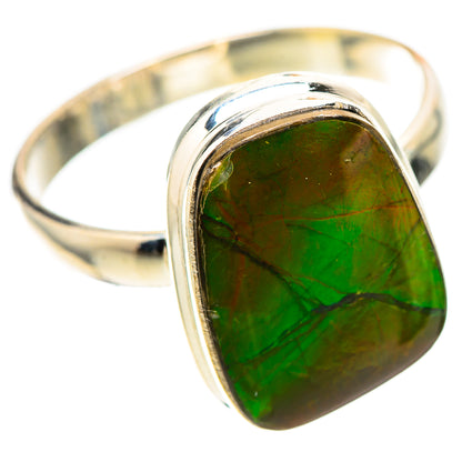 Canadian Ammolite Ring Size 11.75 (925 Sterling Silver) RING139067