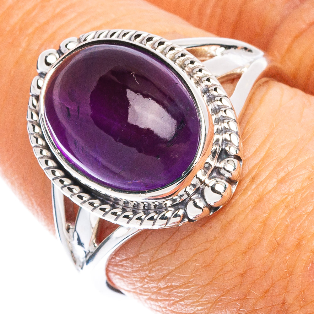 Premium Amethyst Ring Size 8 (925 Sterling Silver) R8079