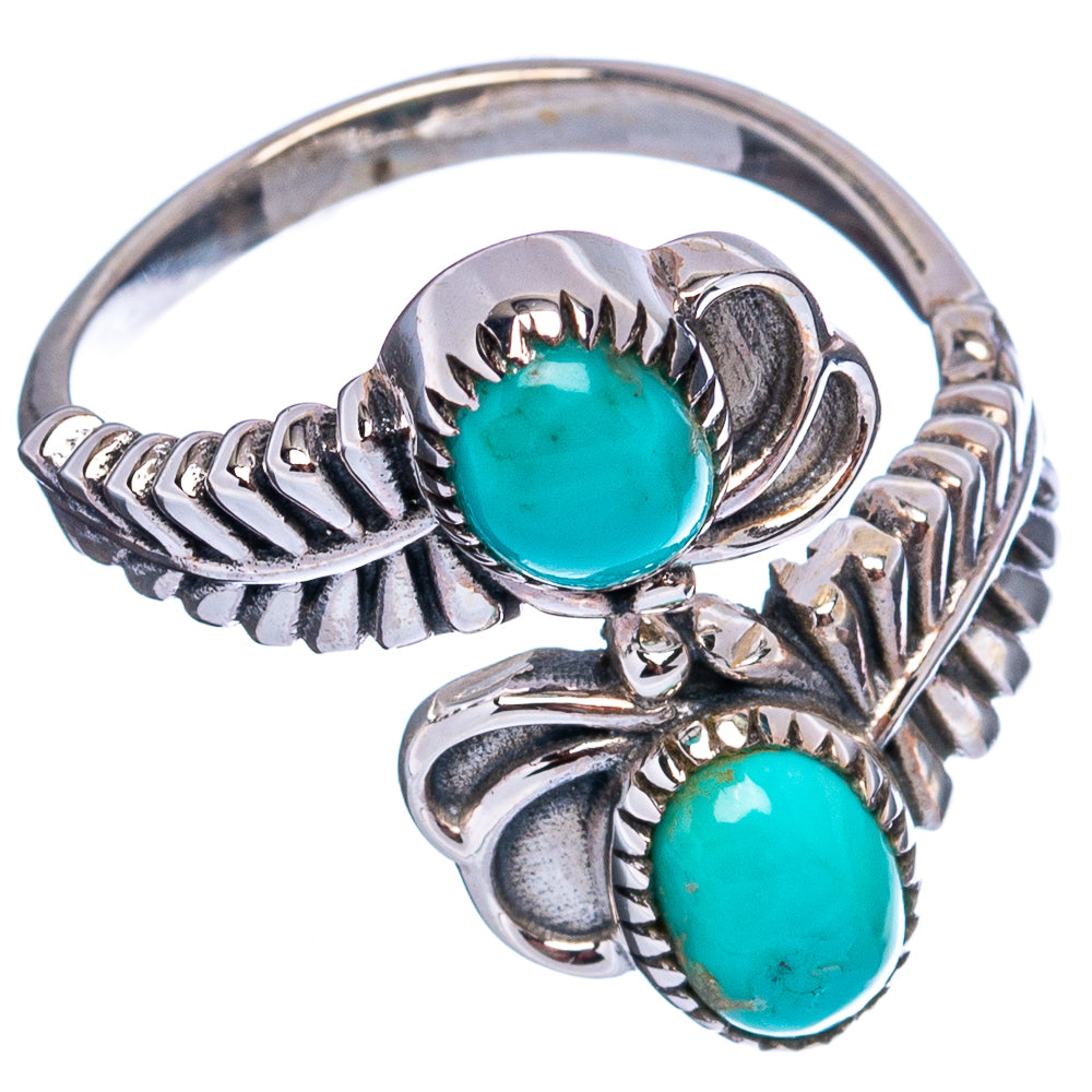 Mohave Turquoise Ring Size 7 Adjustable (.925 Sterling Silver)