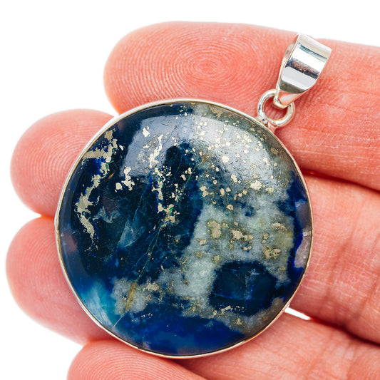Premium Afghanite Pendant 1 5/8" (.925 Sterling Silver)