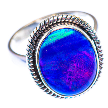 Aura Opal Ring Size 8.25 (925 Sterling Silver) RING140105