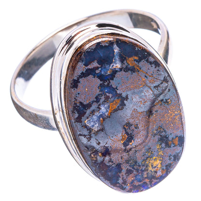 Rare Boulder Opal Ring Size 10.5 (.925 Sterling Silver)
