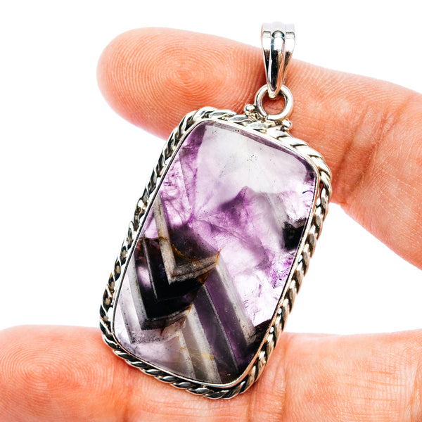 Super 7 Melody Stone Pendant 2 1/8" (.925 Sterling Silver)