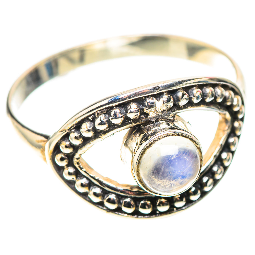 Rainbow Moonstone Ring Size 7.75 (925 Sterling Silver) RING138443