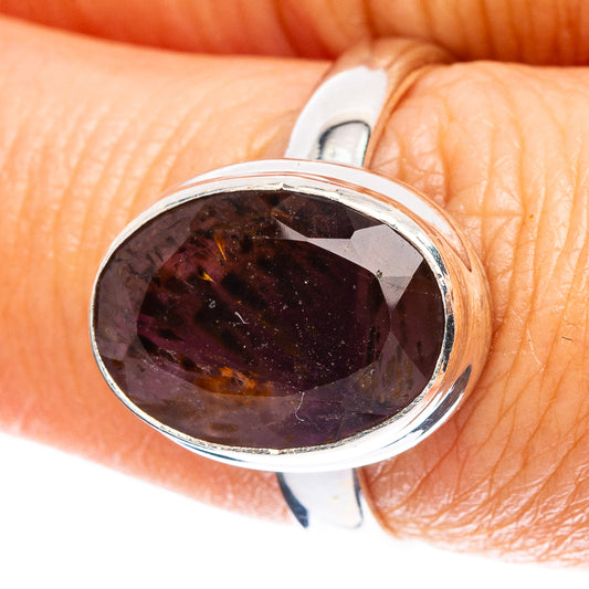 Rare Cacoxenite Ring Size 7.25 (925 Sterling Silver) R5045