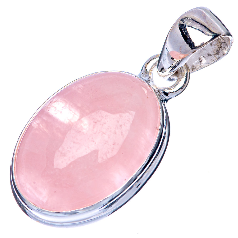 Rare Morganite Pendant 1 1/4" (925 Sterling Silver) P41375