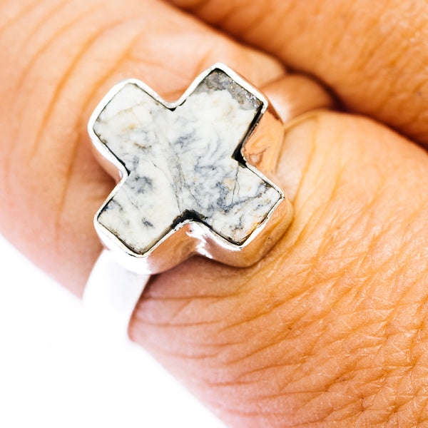 Wild Horse Cross Ring Size 8.5 (.925 Sterling Silver)