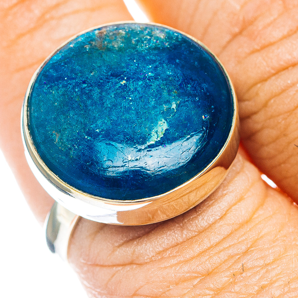 Apatite Ring Size 8 (German Silver)