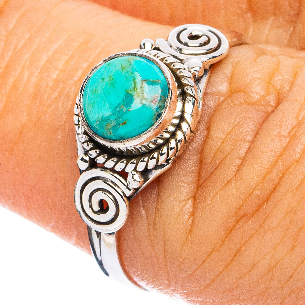 Mohave Turquoise Ring Size 7 (925 Sterling Silver) R8294