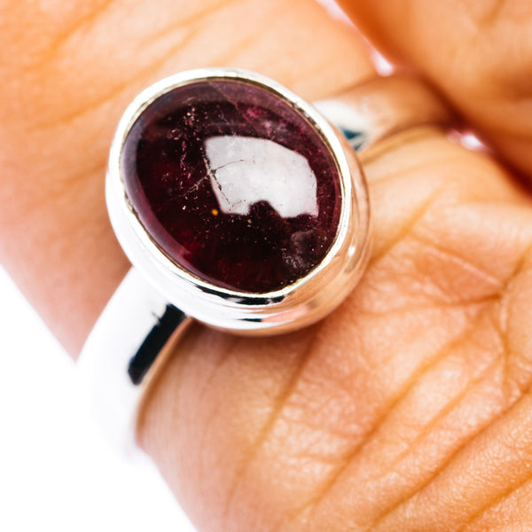 Premium Pink Tourmaline Ring Size 6.75 (.925 Sterling Silver)