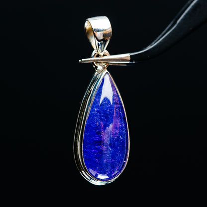 Premium Large Tanzanite Pendant  1 3/8" (.925 Sterling Silver)