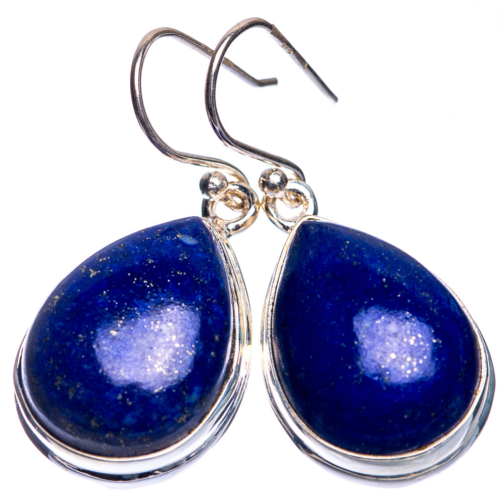 Lapis Lazuli Earrings 1 3/8" (925 Sterling Silver) E432714