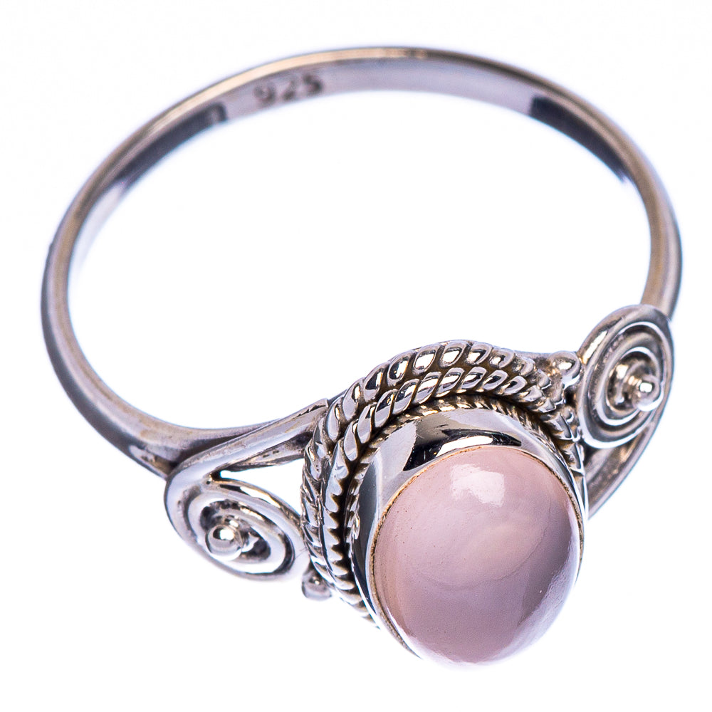 Rose Quartz Dainty Ring Size 6.5 (925 Sterling Silver) R147280