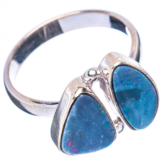 Rare Doublet Opal Ring Size 7.25 (925 Sterling Silver) R4405
