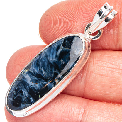 Pietersite Pendant 1 5/8" (925 Sterling Silver) P40430