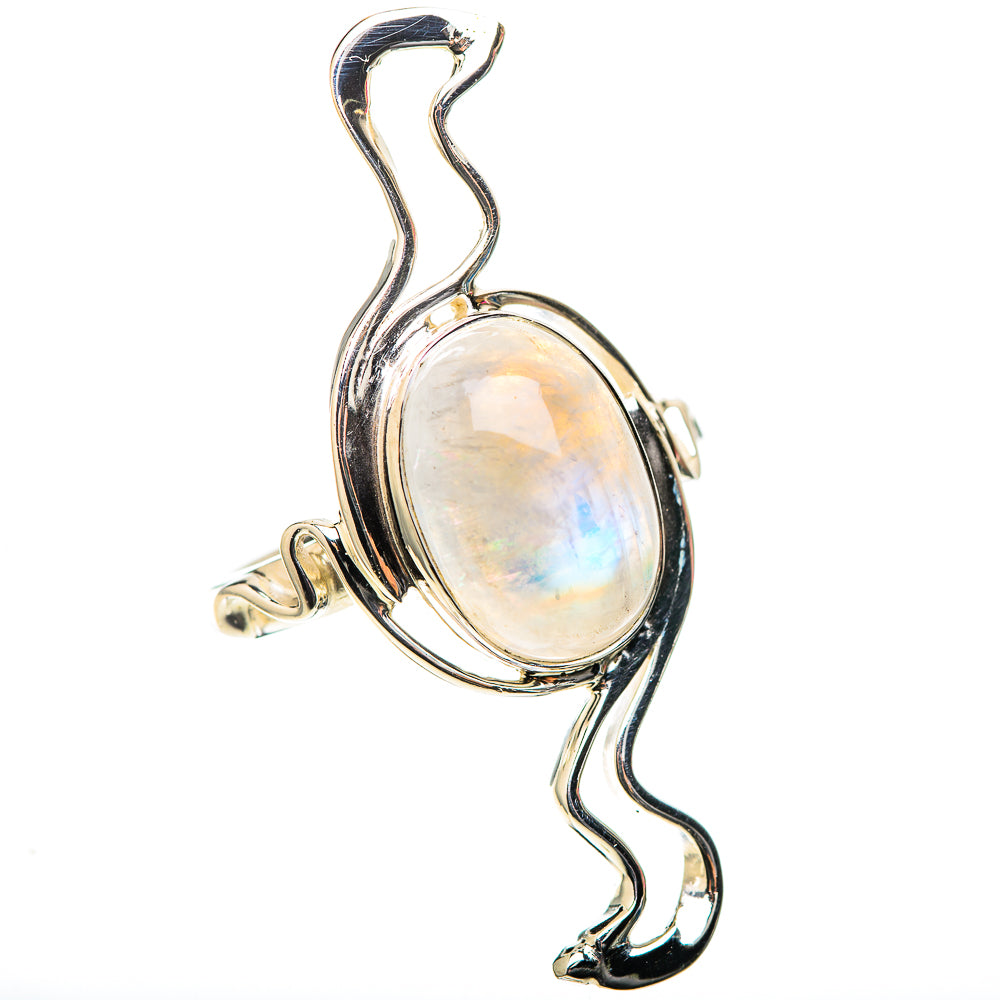Premium Rainbow Moonstone Ring Size 6.25 (925 Sterling Silver) RING138250