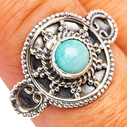 Larimar Ring Size 8 (.925 Sterling Silver)