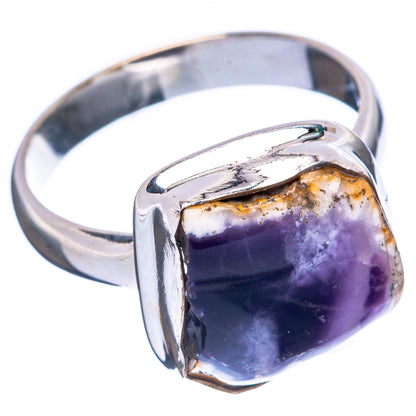 Rare Mexican Purple Opal Ring Size 8 (925 Sterling Silver) R4096