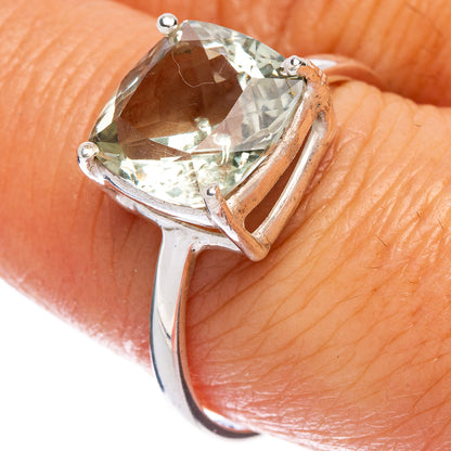 Rare Prasiolite Ring Size 9 (925 Sterling Silver) R146704