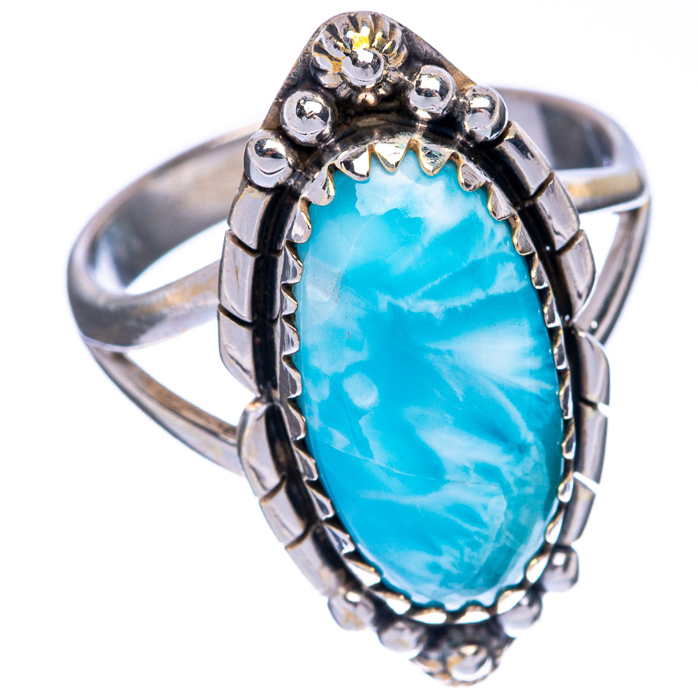 Larimar Ring Size 9 (925 Sterling Silver) R144642