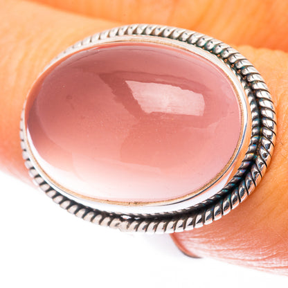 Rose Quartz Ring Size 8 (925 Sterling Silver) R141586