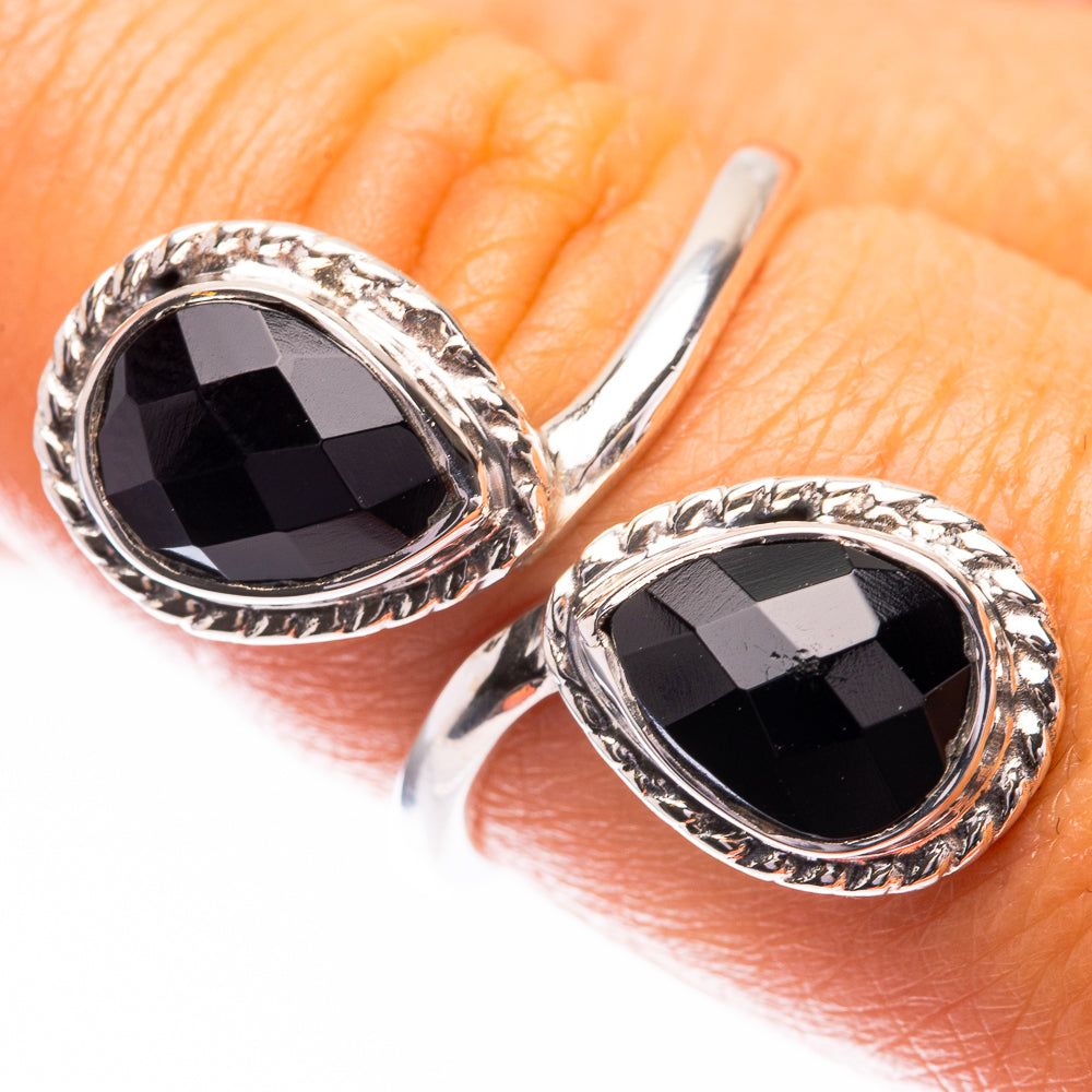 Premium Black Onyx Ring Size 7.75 (925 Sterling Silver) R141802