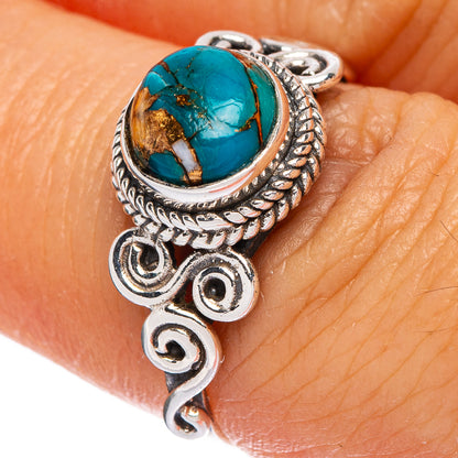 Spiny Oyster Turquoise Ring Size 7 (925 Sterling Silver) R146369