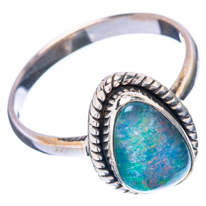 Rare Triple Opal Ring Size 7.75 (925 Sterling Silver) R4294