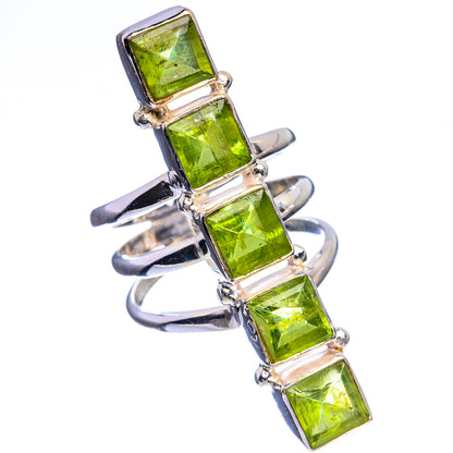 Large Peridot Ring Size 7 (925 Sterling Silver) R142470