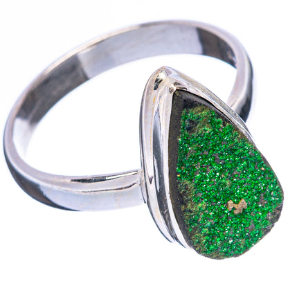 Rare Uvarovite Garnet Ring Size 7.25 (925 Sterling Silver) R4214