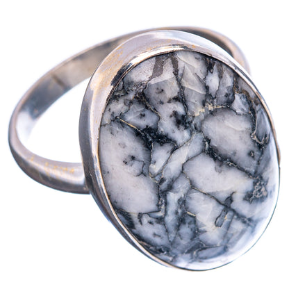 Pinolith Jasper Ring Size 9.25 (.925 Sterling Silver)