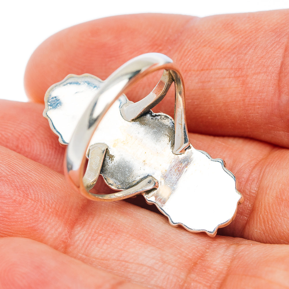 Larimar Ring Size 8.75 (.925 Sterling Silver)