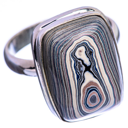 Fordite Ring Size 10.25 (925 Sterling Silver) R142980