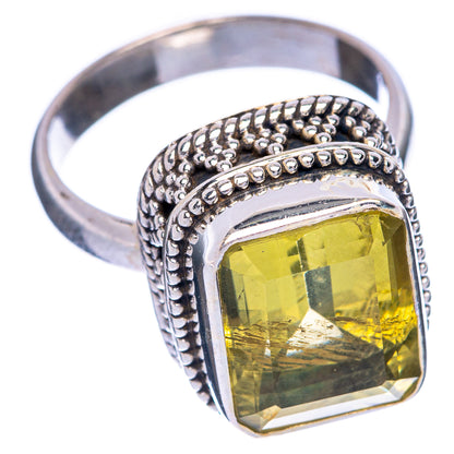 Faceted Citrine Ring Size 6.75 (925 Sterling Silver) R144600