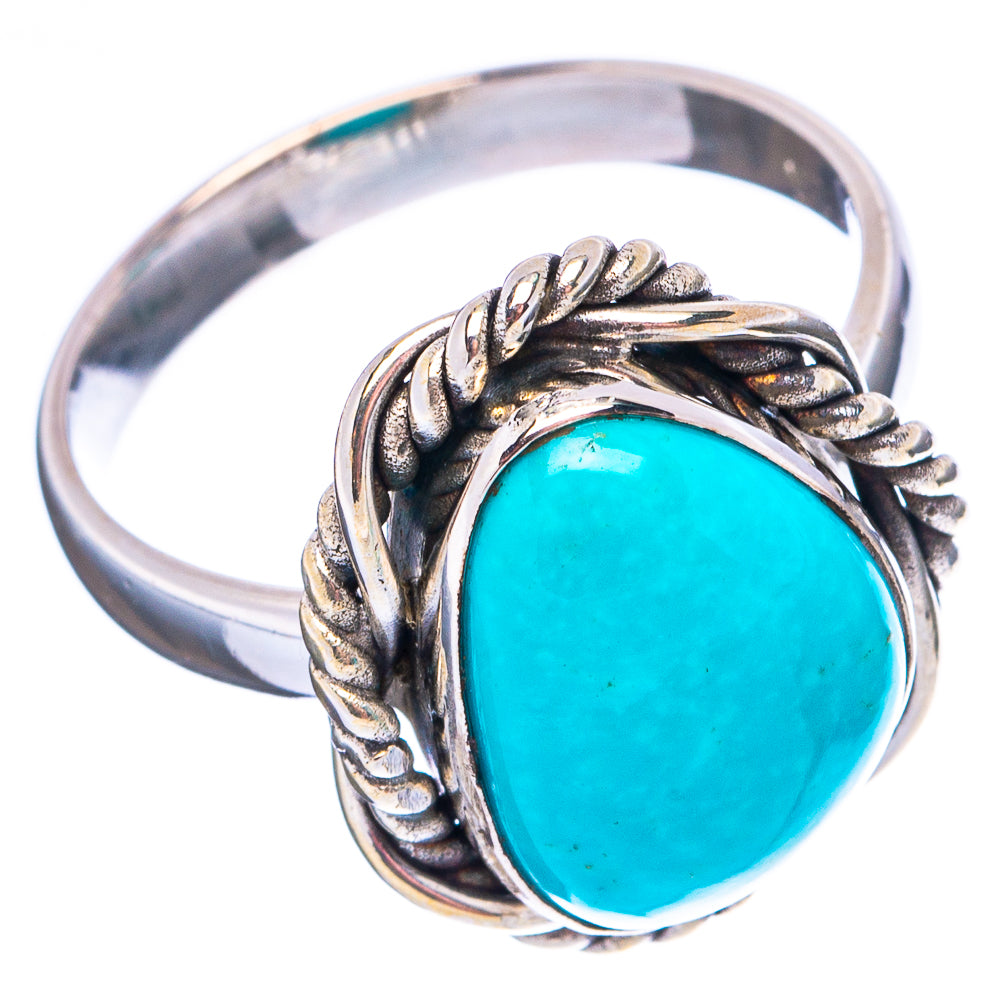 Rare Kingman Turquoise Ring Size 7.75 (.925 Sterling Silver)